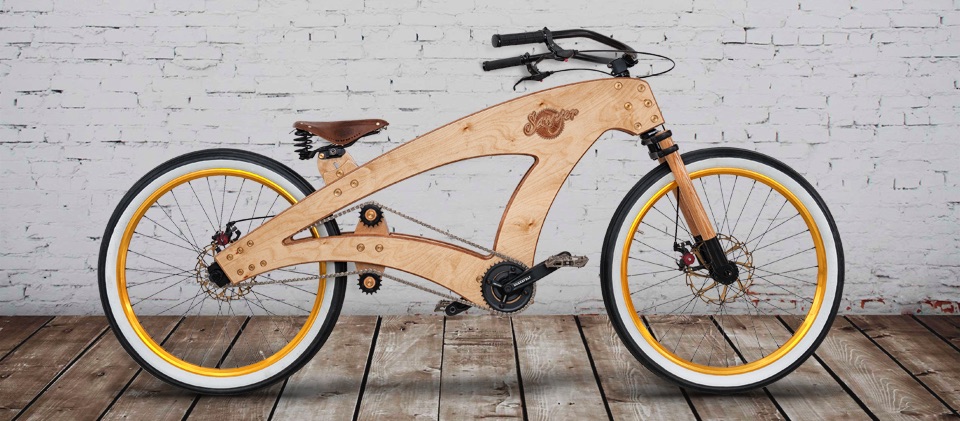 Sawyer wooden bicycle